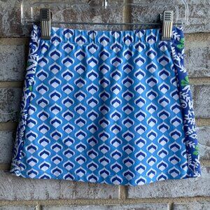 J. McLaughlin Multicolor Elastic Waist Geo Short/Skirt Girls Size 4